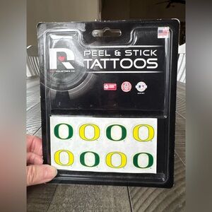 Rico Industries - Oregon Ducks Peel & Stick Tattoo (Sticker’s)